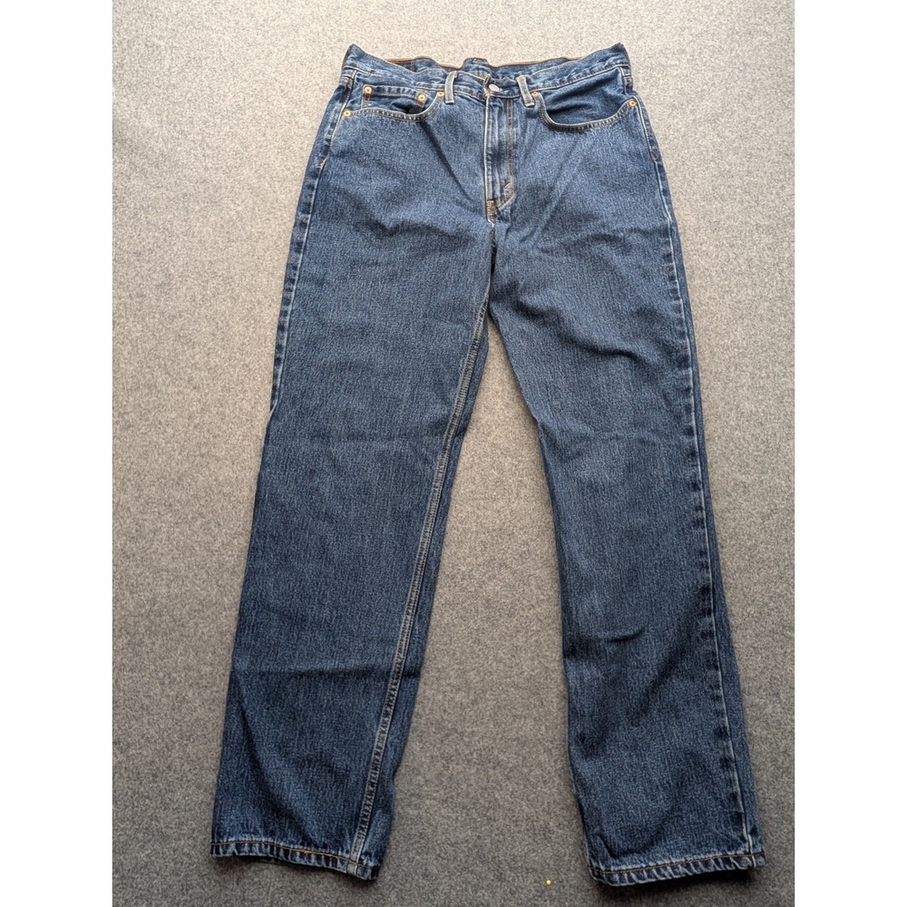 Levi Strauss Men's Blue Jeans 34-34 Regular Fit